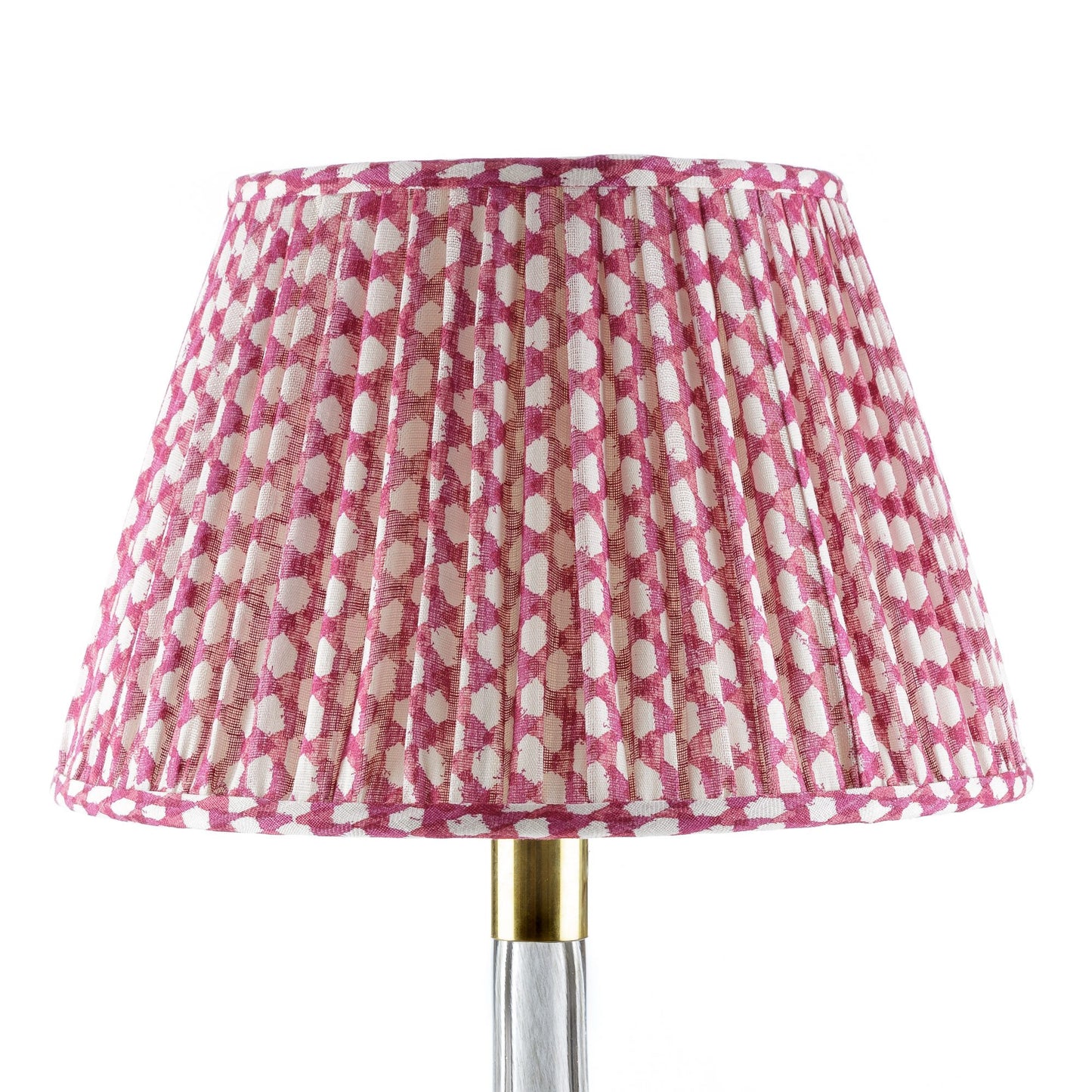 Lampshade in Fuchsia Wicker 16"