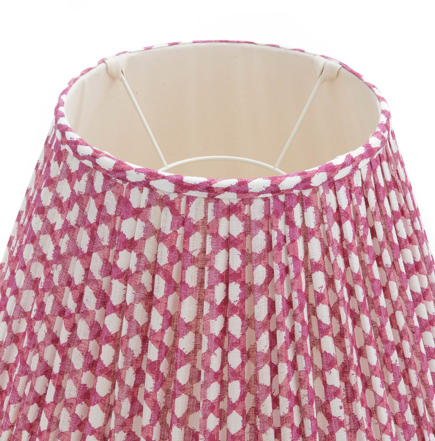 Lampshade in Fuchsia Wicker 16"