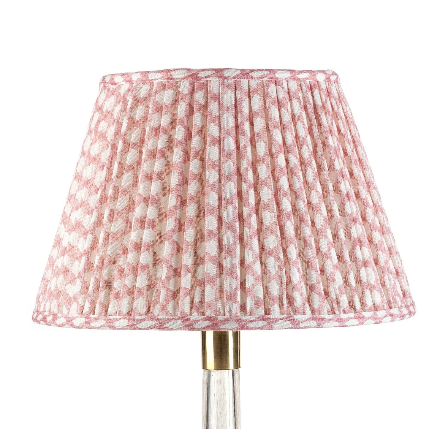 Lampshade in Pink Wicker