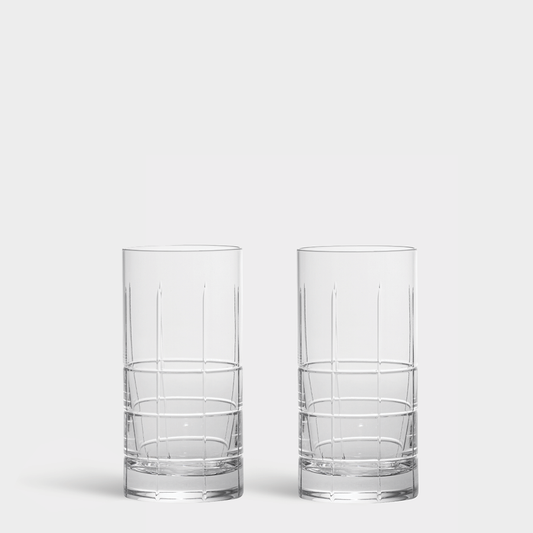 Street Highball Glasses (Set of 2)