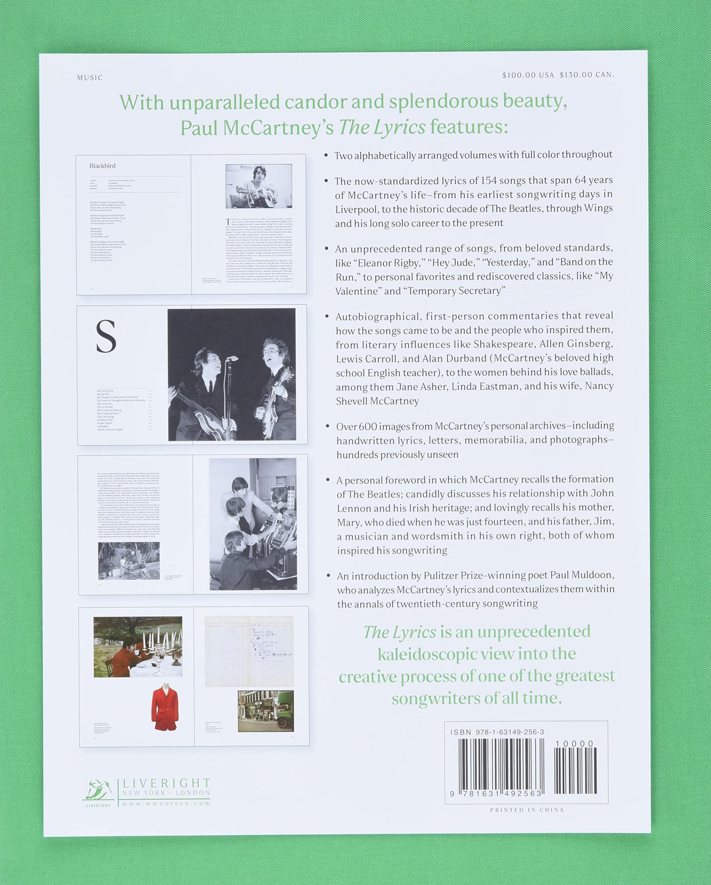 The Lyrics: 1956 to the Present - Paul McCartney