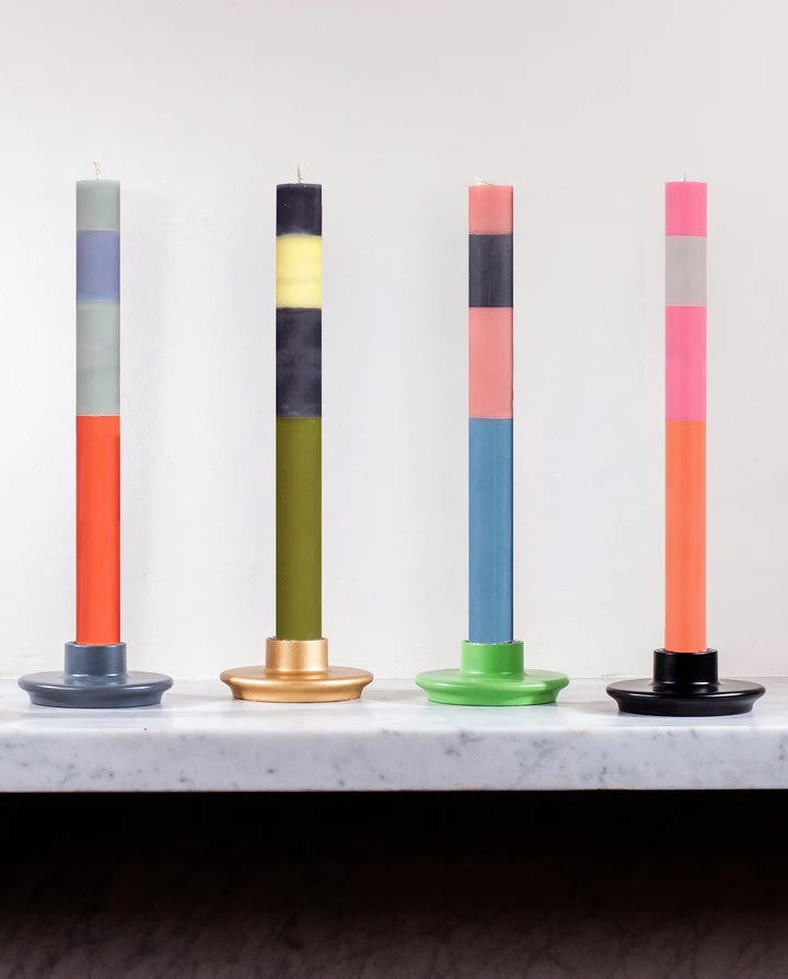 Abstract Neyron, Flame & Willow Dinner Candles (Set of 4)