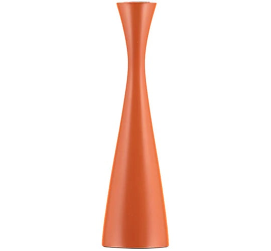 Tall Rust Candleholder