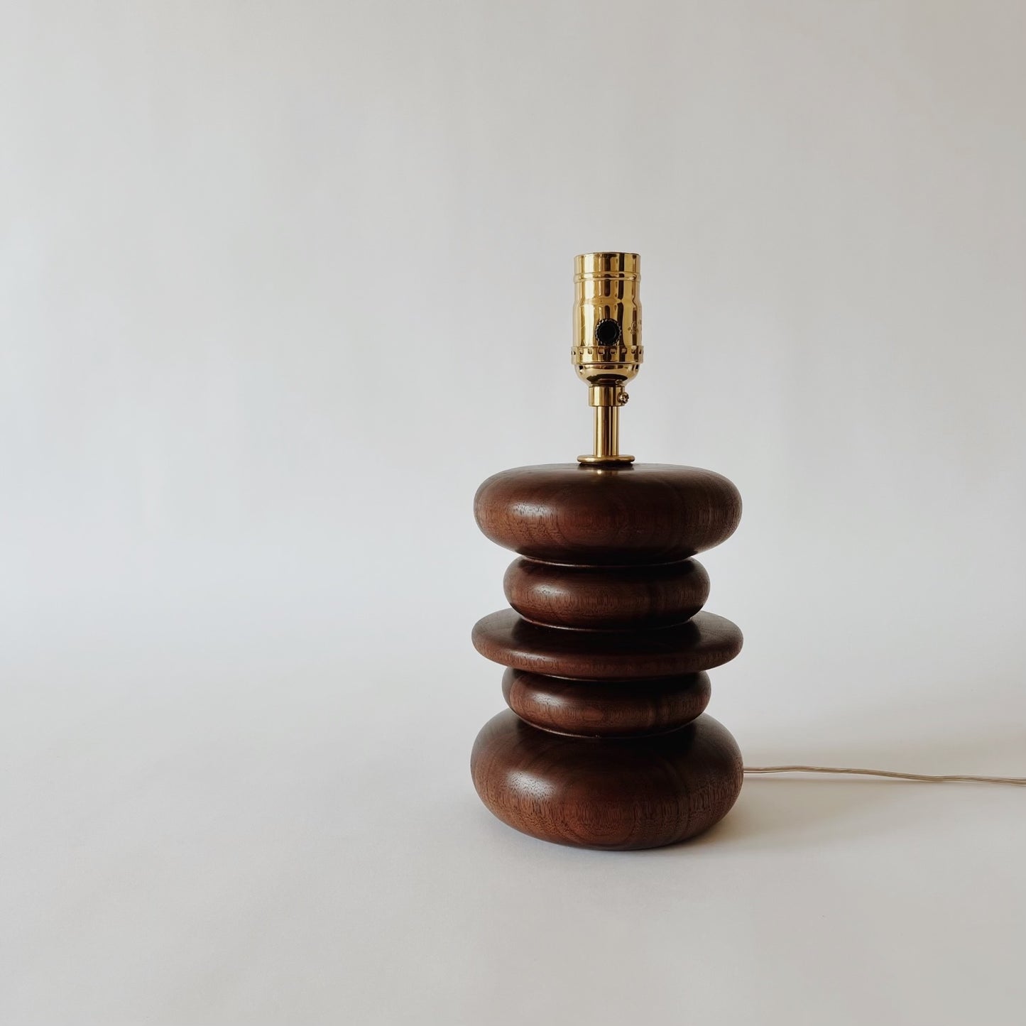 Han Studio Walnut Mini Table Lamp
