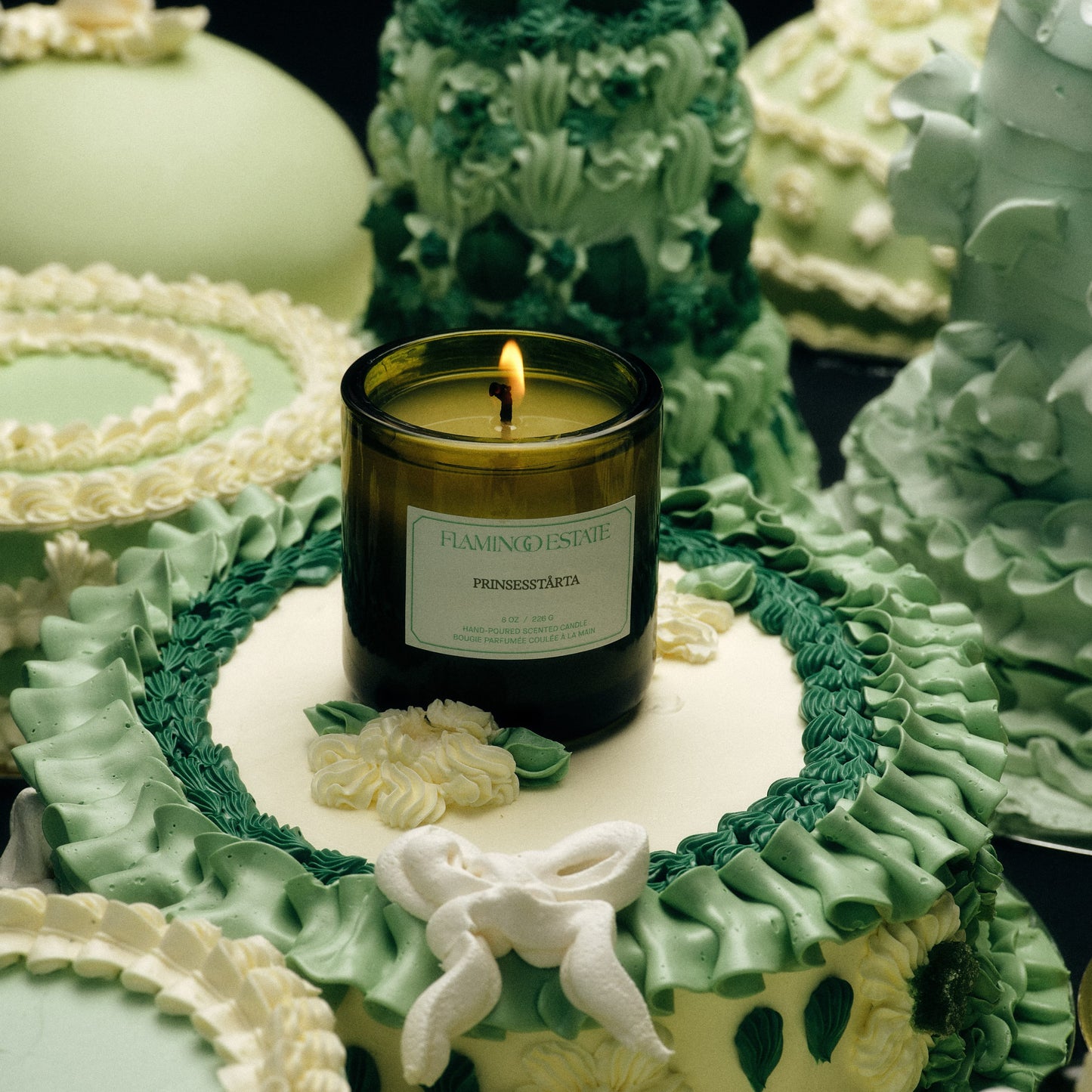 Flamingo Estate Prinsesstårta Candle