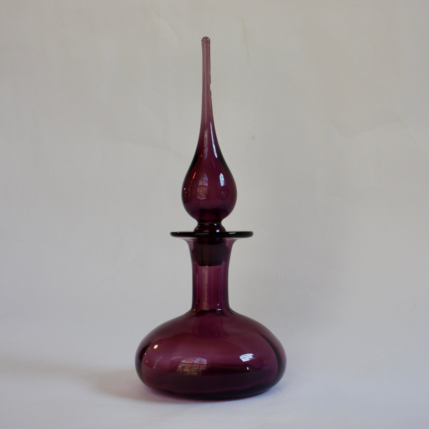 Purple Glass Decanter