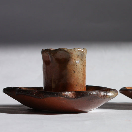 Ceramic Candlestick Holder by Meghan Burke Studio