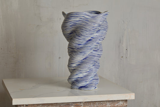 XL Blue Vase by Philip Soucy