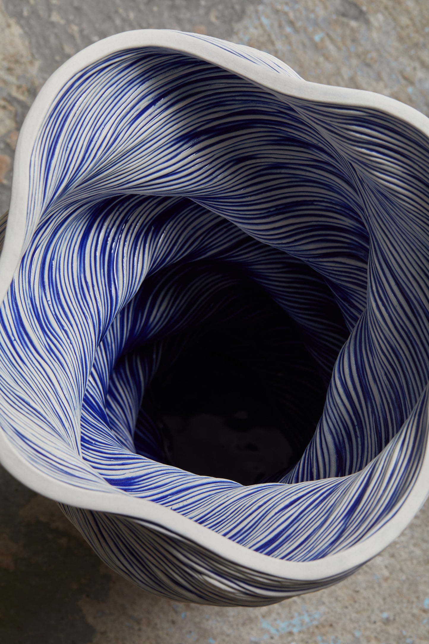 XL Blue Vase by Philip Soucy
