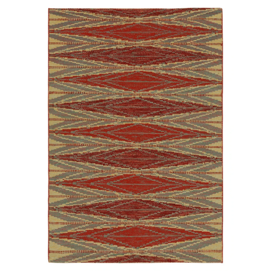 Geometric Patterned Scandinavian Rug