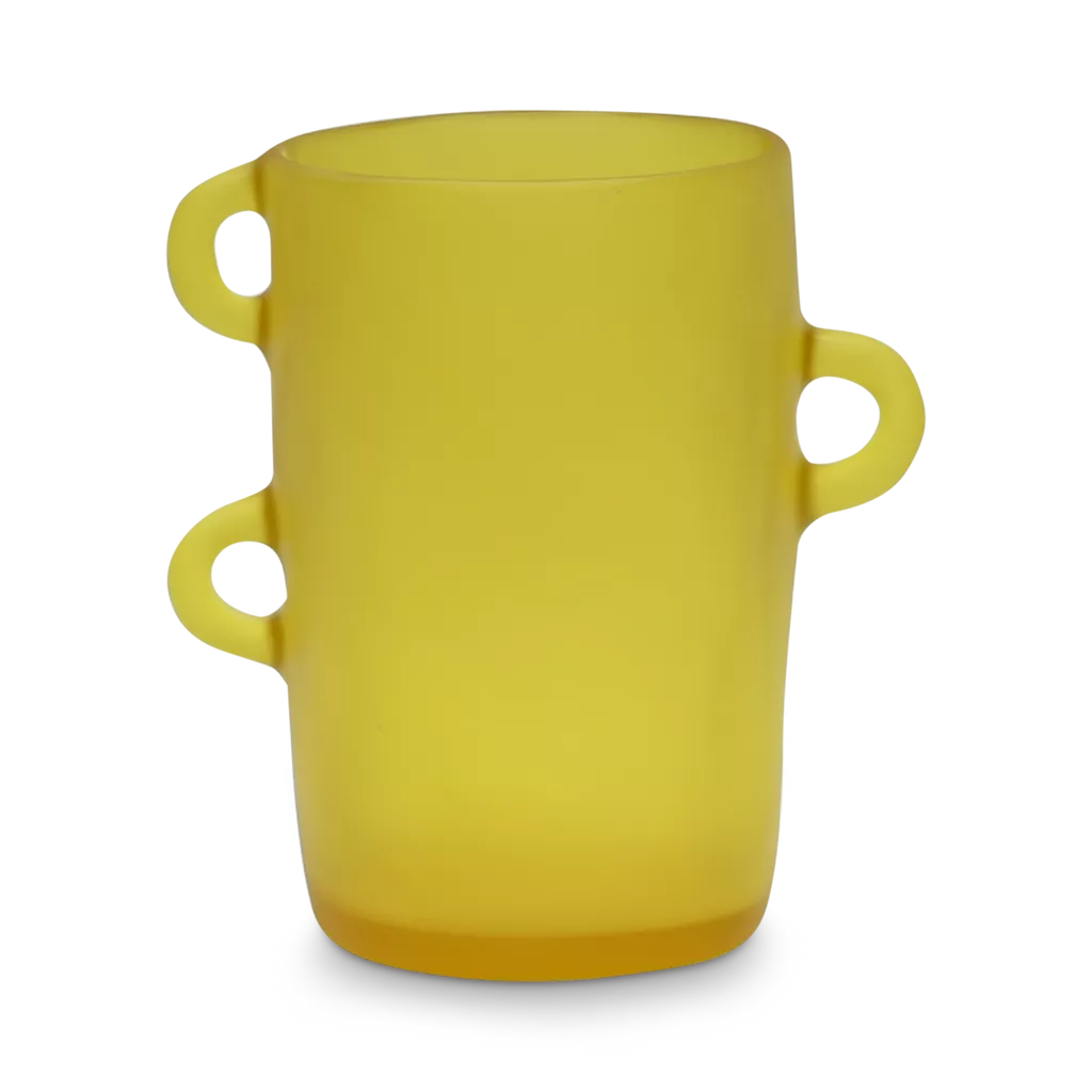 Tina Frey LOOPY Medium Yellow Vase