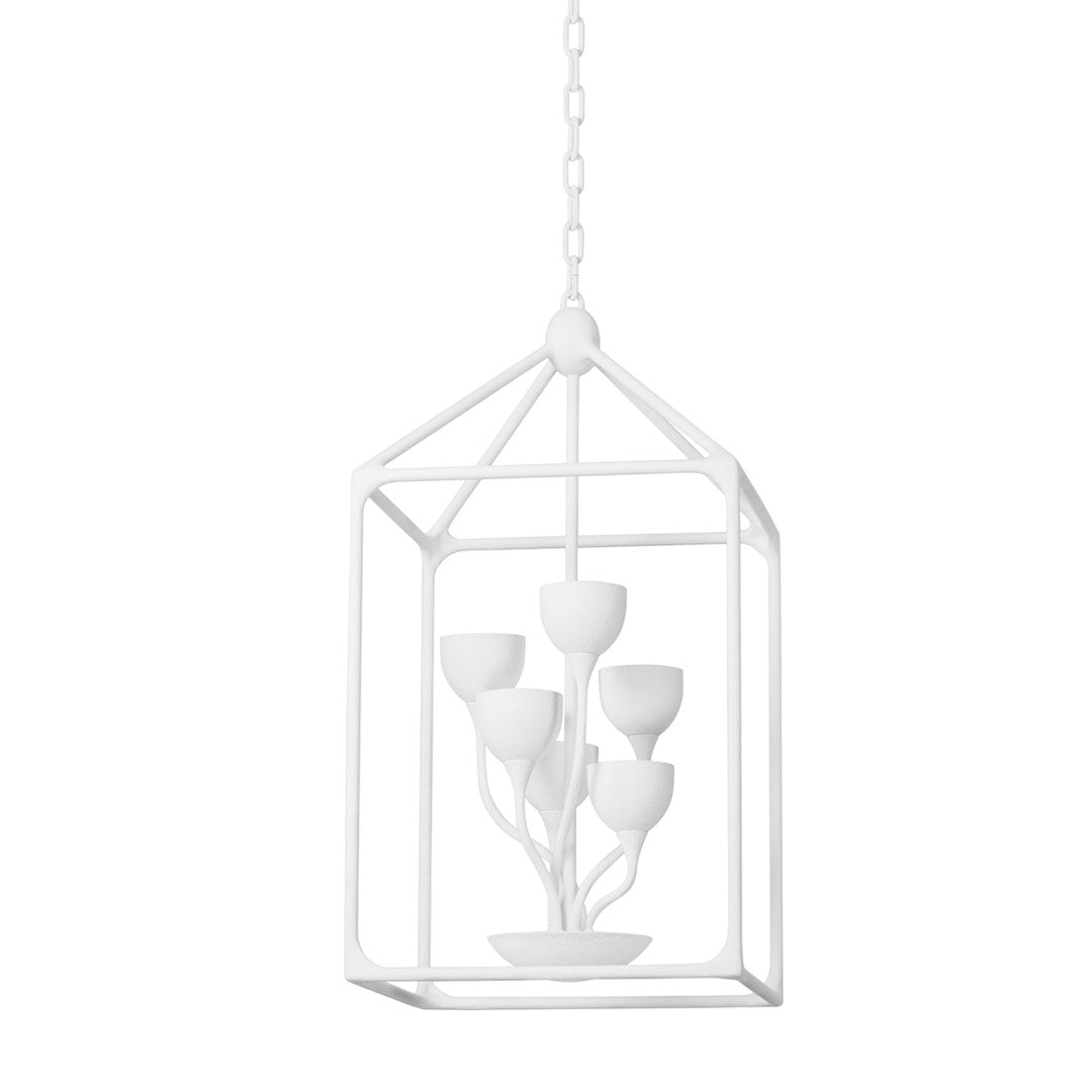 Hudson Valley Lighting Westwood White Gesso Lantern