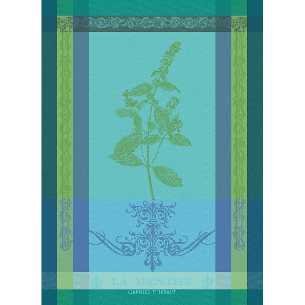 Brin de Menthe Chlorophylle Jacquard Kitchen Towel