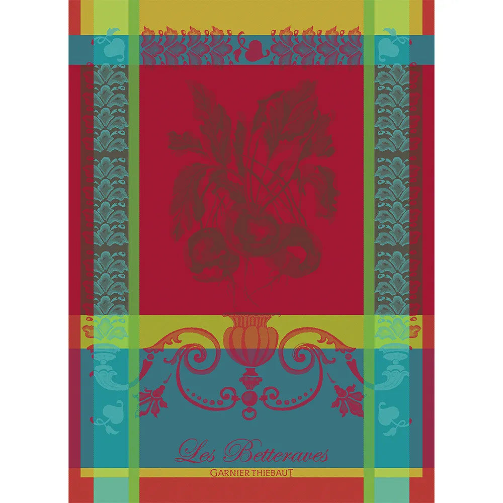 Les Betteraves Rouge Jacquard Kitchen Towel