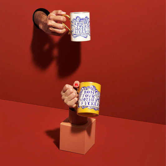 Set of 2 Ruan Hoffmann Mugs