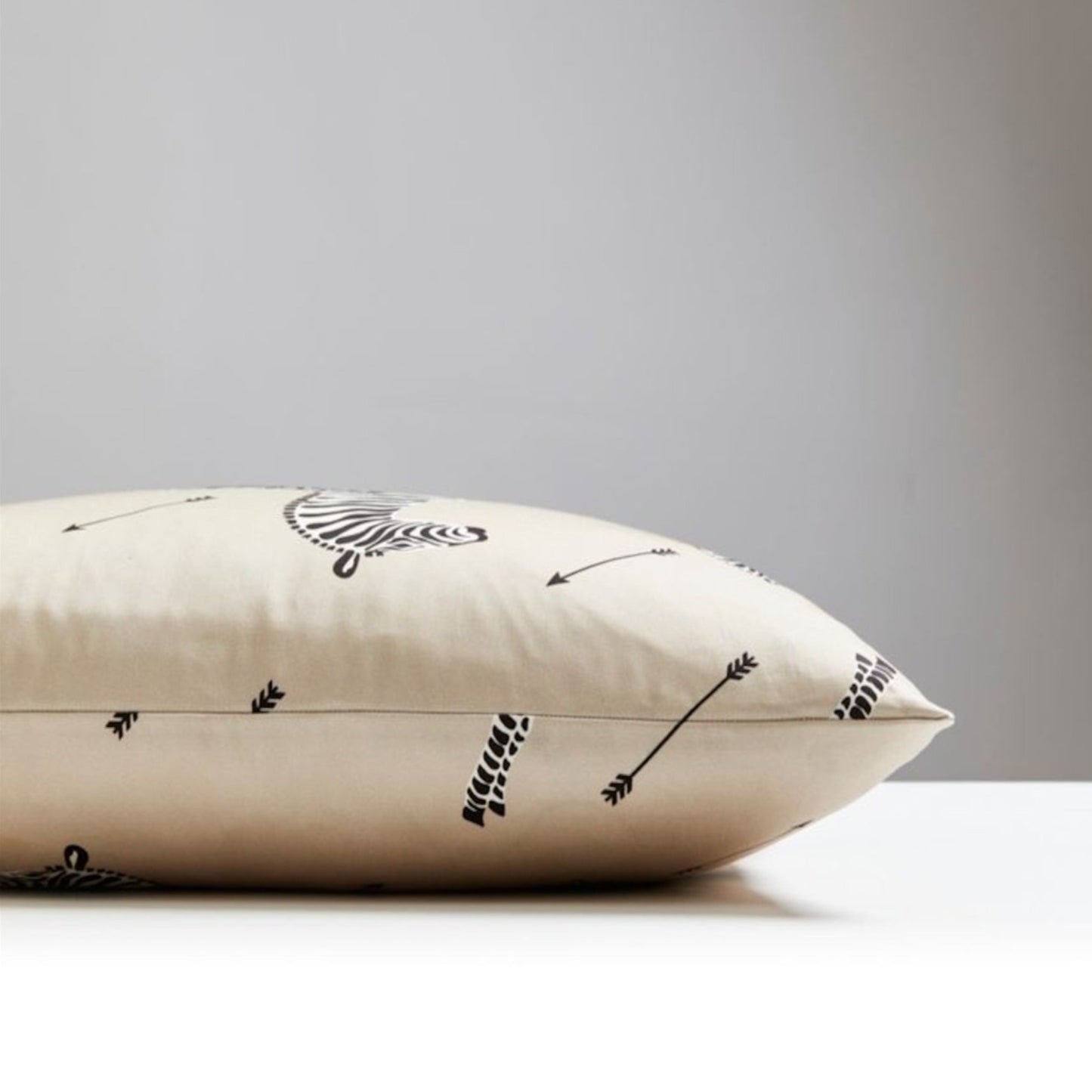 Scalamandre Zebras Petite Sand Lumbar Pillow