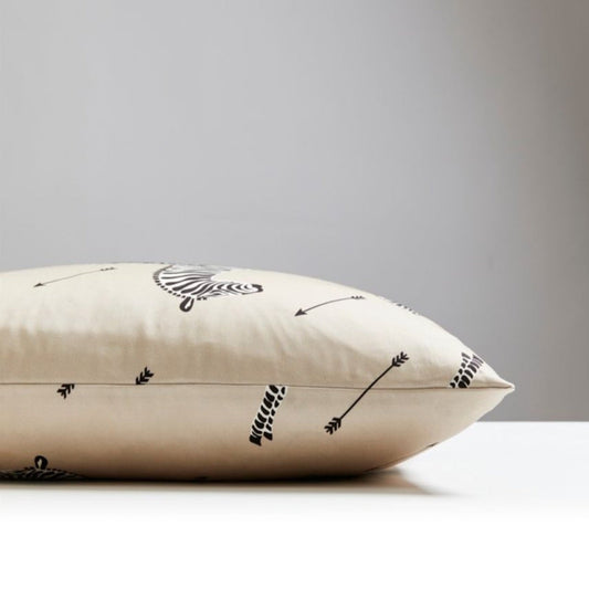 Scalamandre Zebras Petite Sand Lumbar Pillow