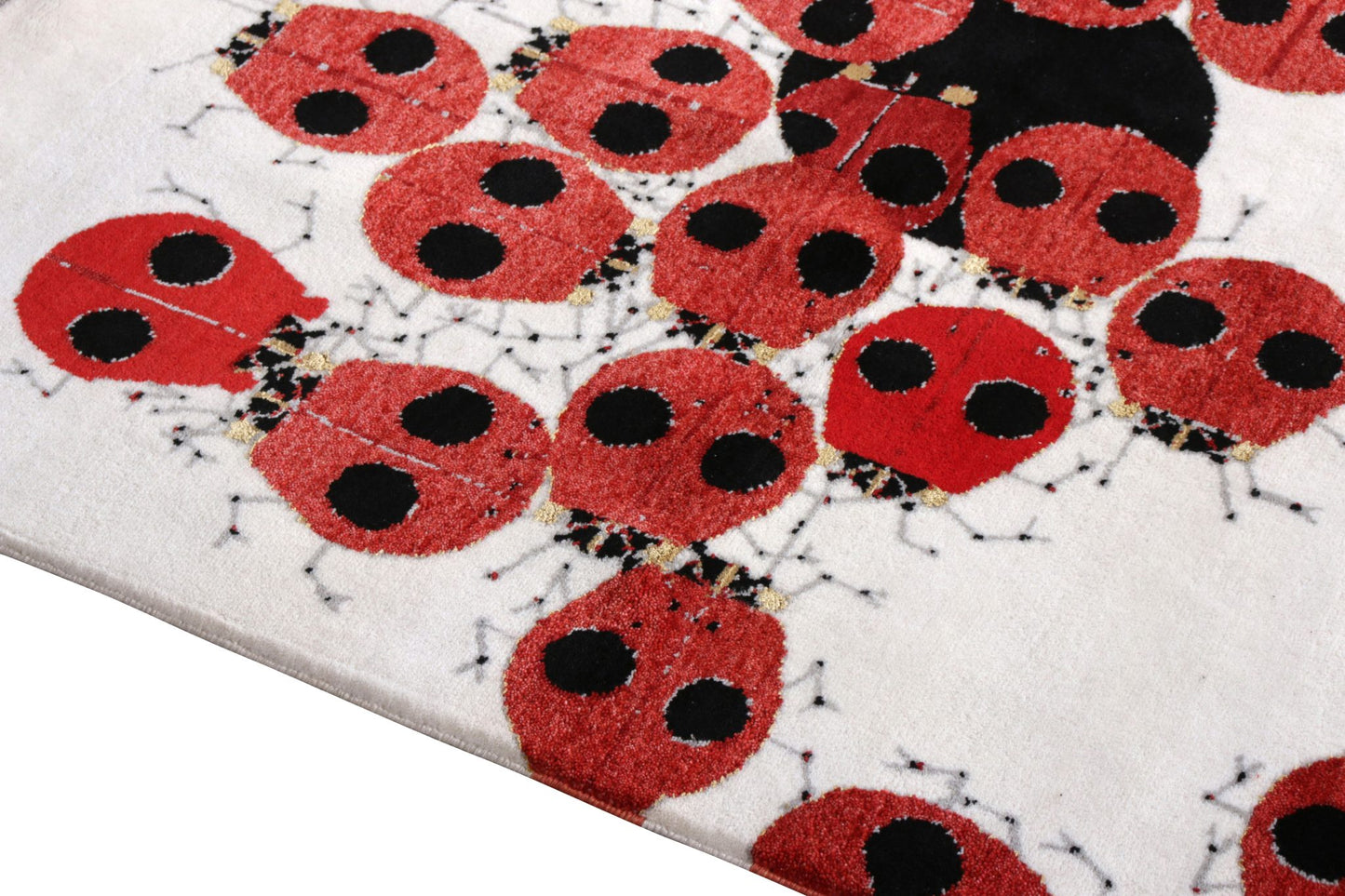 Red Ladybug Rug