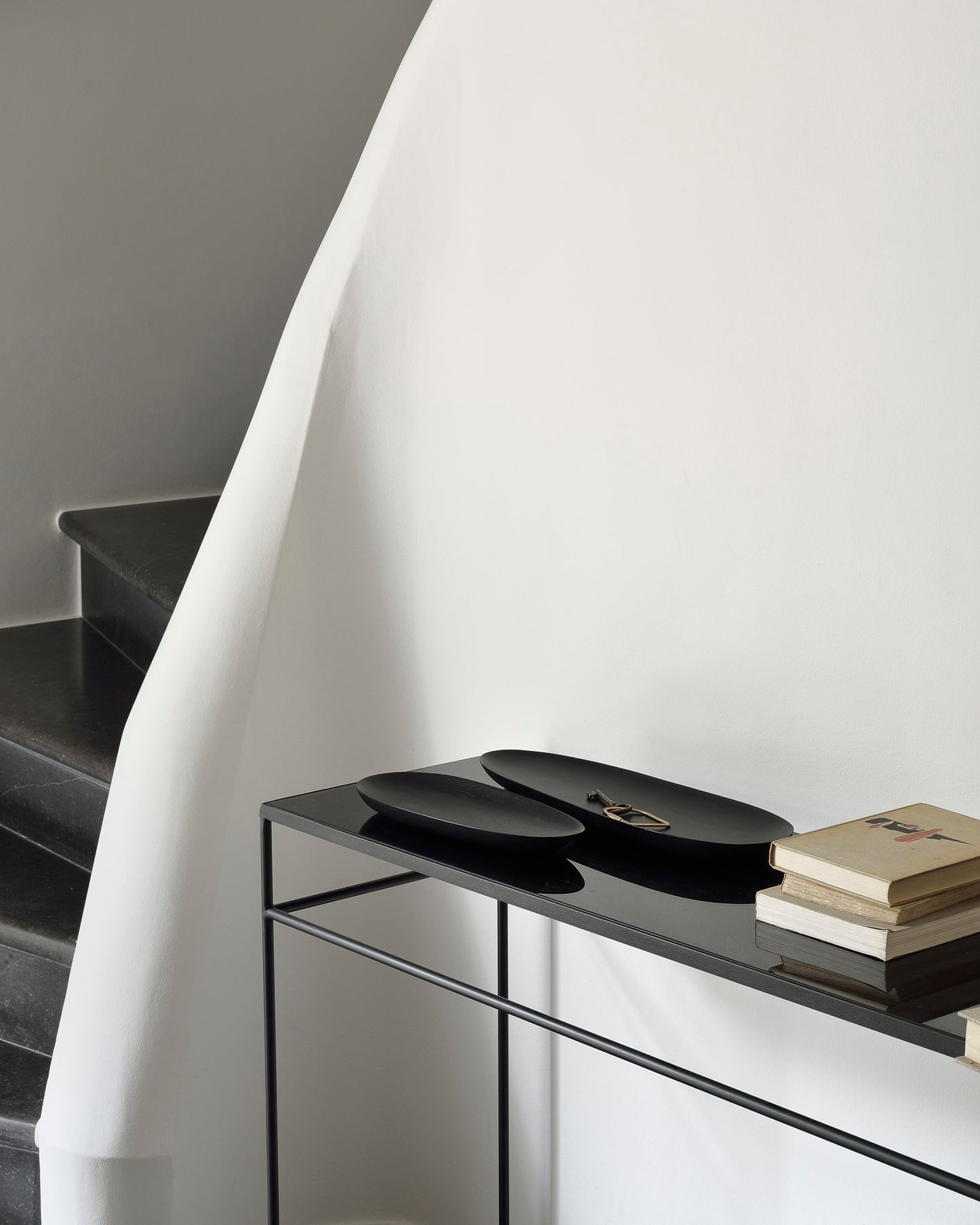 Ethnicraft Black Oval Boards, Set of 2