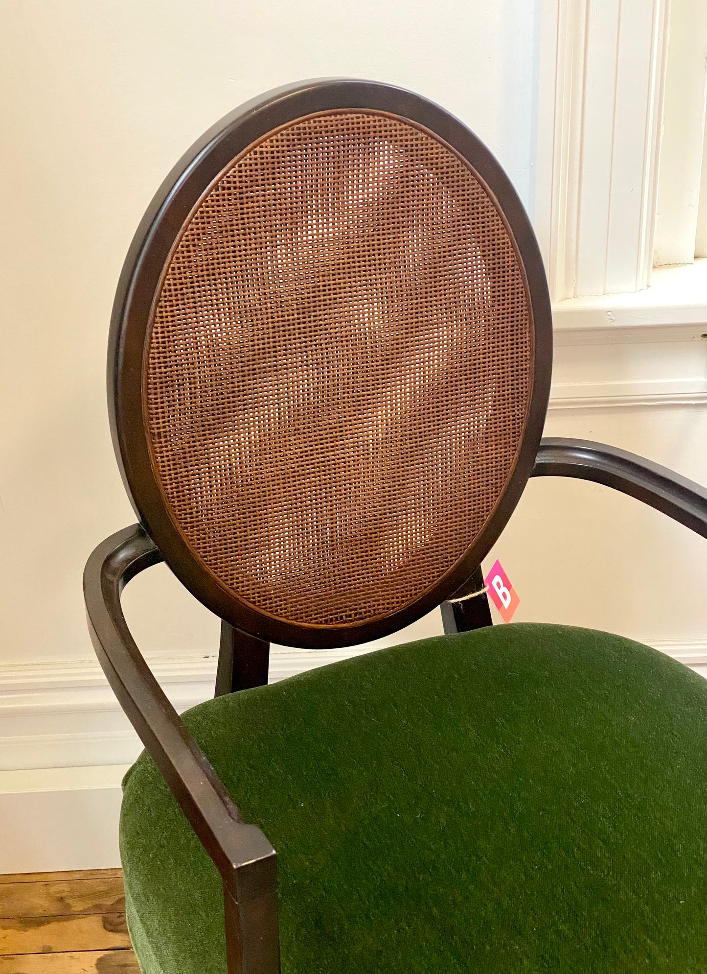 Port Eliot Oval Cane Back Arm Chair