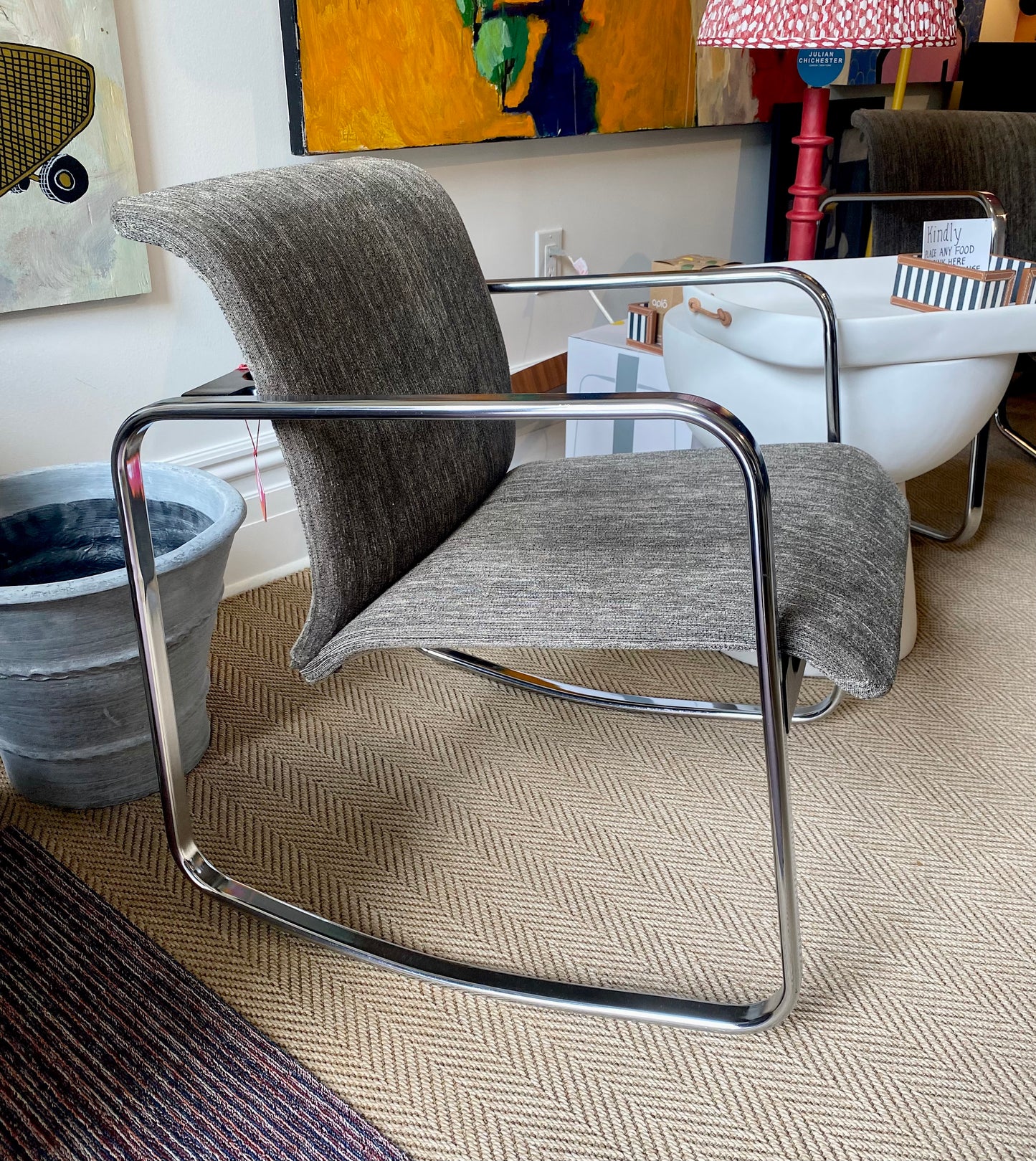 Custom Vintage Rocking Chair