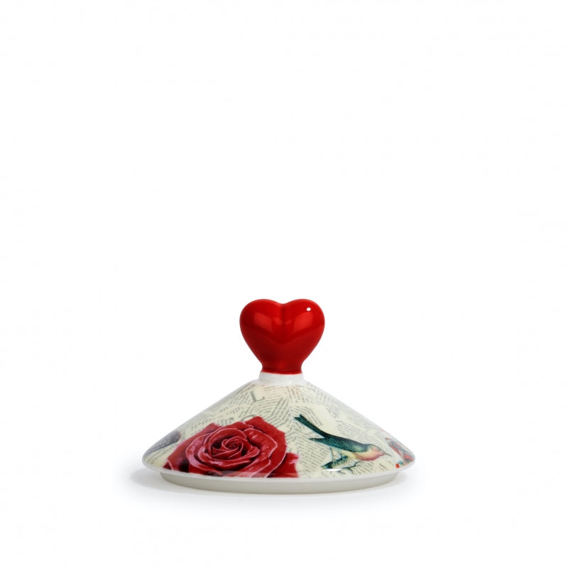 Maison La Bougie Rose Rouge Ceramic Candle