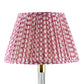 Lampshade in Fuchsia Wicker 16"