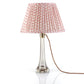 Lampshade in Pink Wicker