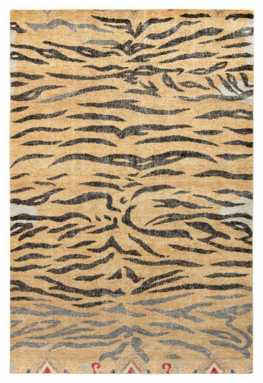 Distressed Tiger Rug