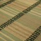 Green and Beige Geometric Scandinavian Rug