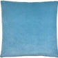 Light Blue and Green Velvet Box Pillow
