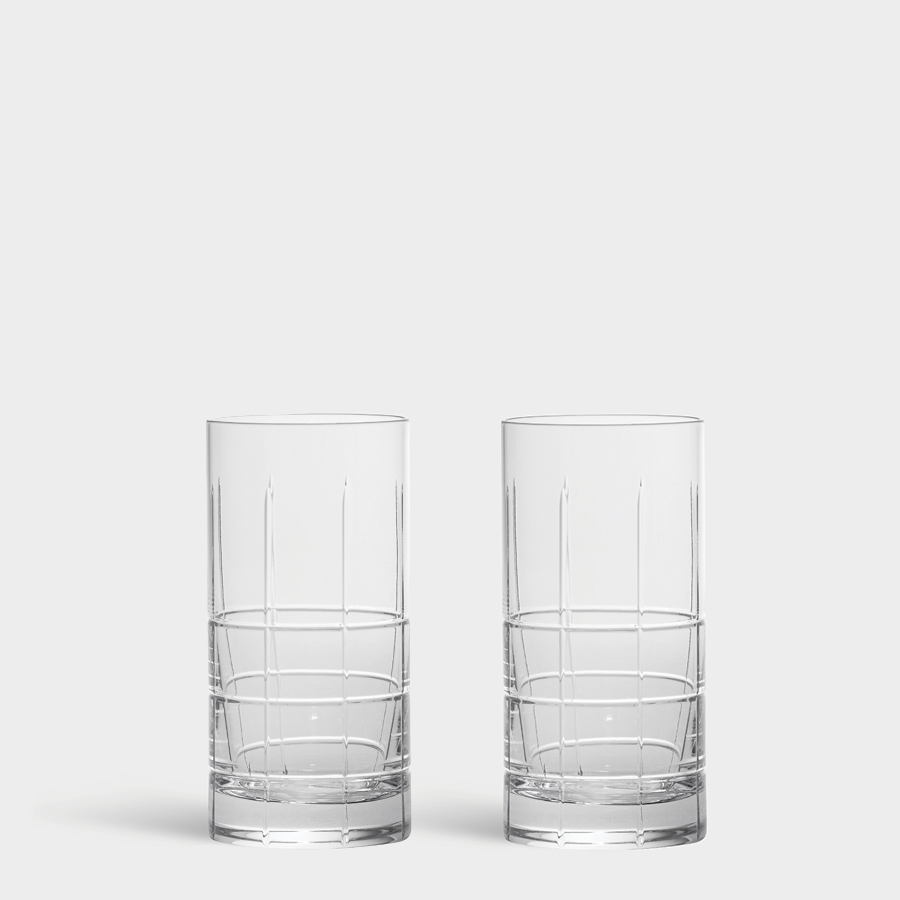 Orrefors Street Highball Glasses (Set of 2)