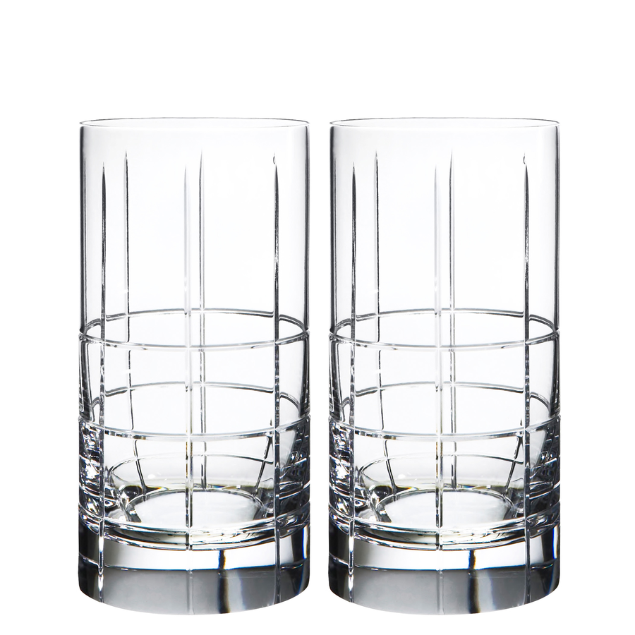 Orrefors Street Highball Glasses (Set of 2)