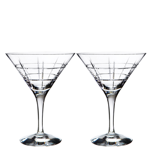 Orrefors Street Martini Glass (Set of 2)