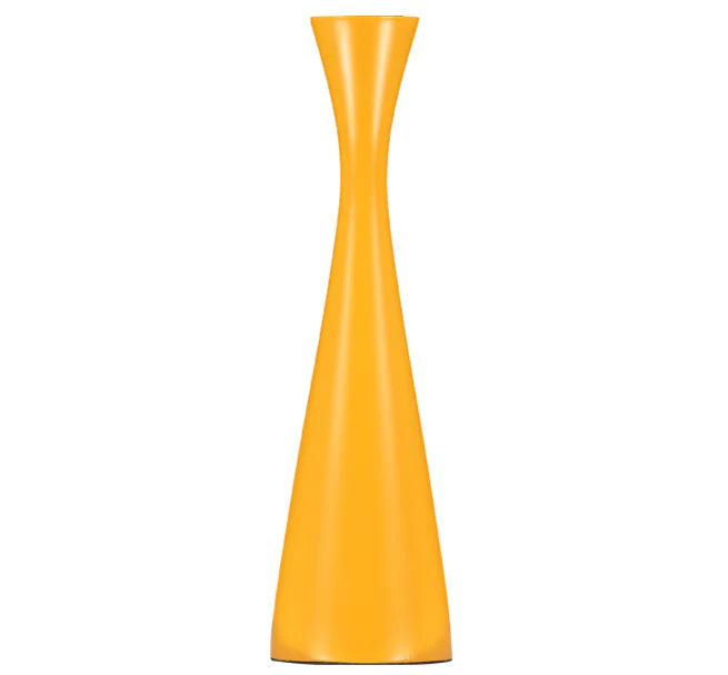 Tall Saffron Yellow Candleholder