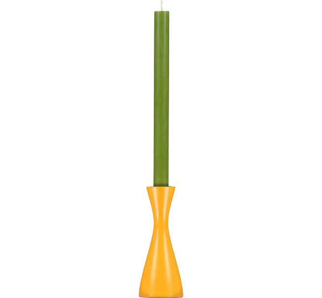 Medium Saffron Yellow Candleholder