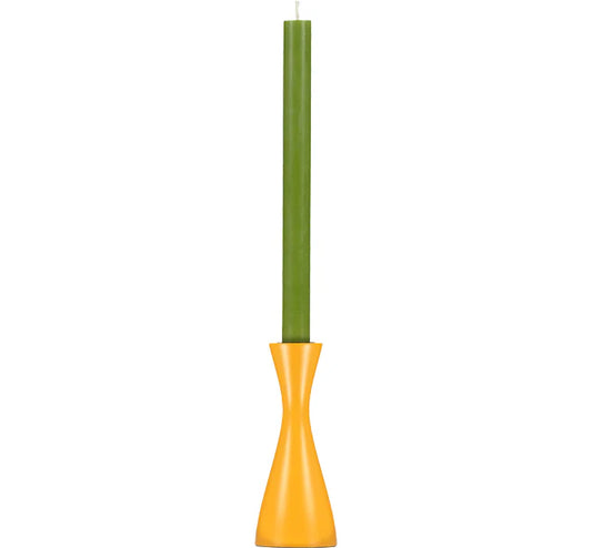 Medium Saffron Yellow Candleholder