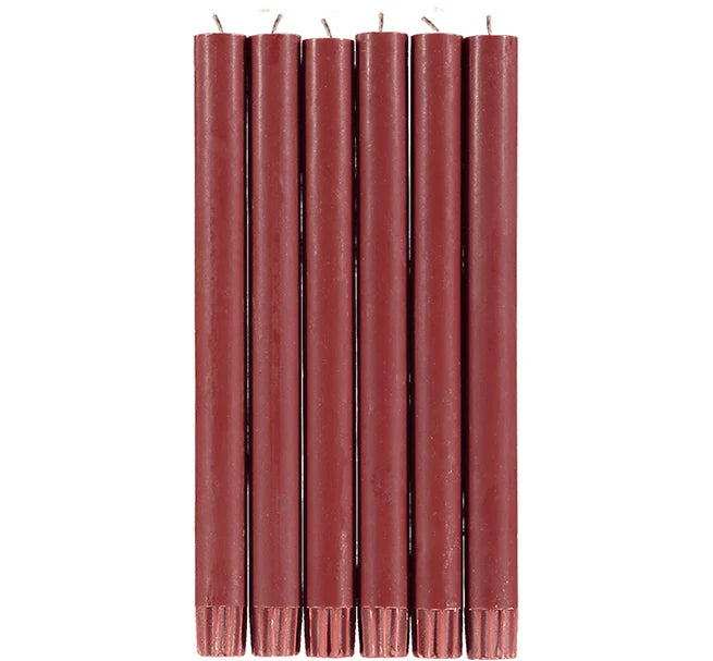 Guardsman Red Dinner Candles (Set of 6)