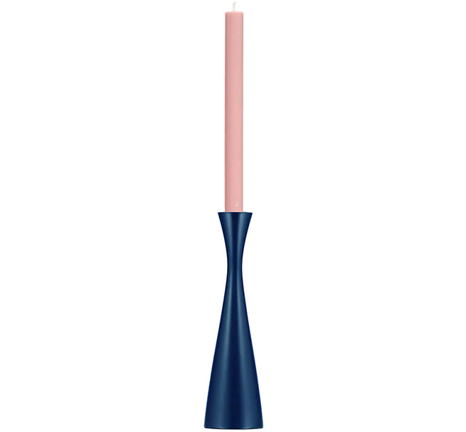 Tall Midnight Blue Candleholder