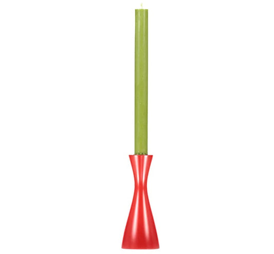 British Colour Standard Medium Red Candleholder
