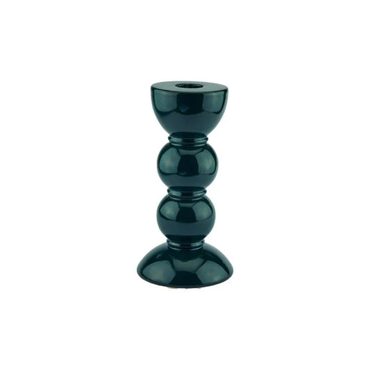 Addison Ross Medium Racing Green Bobbin Candlestick