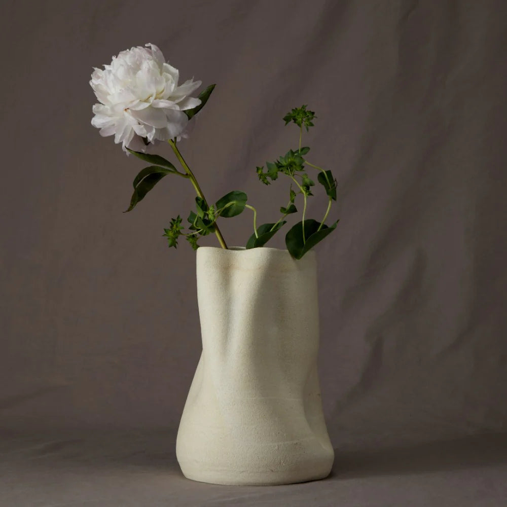Style Union Home Everly Medium Vase in Raw Blanc