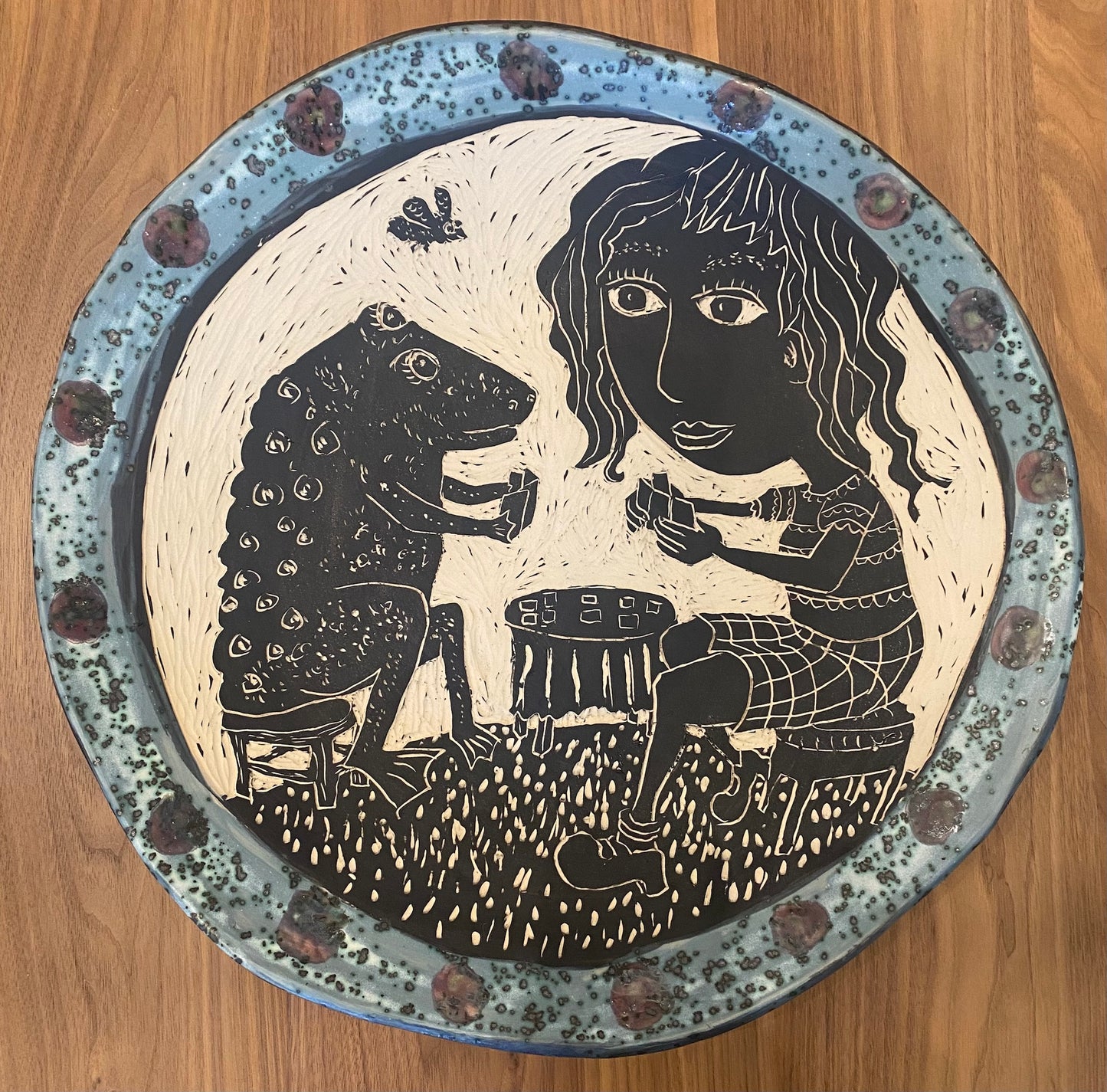 Go Fish Platter by Laura Jean McLaughlin
