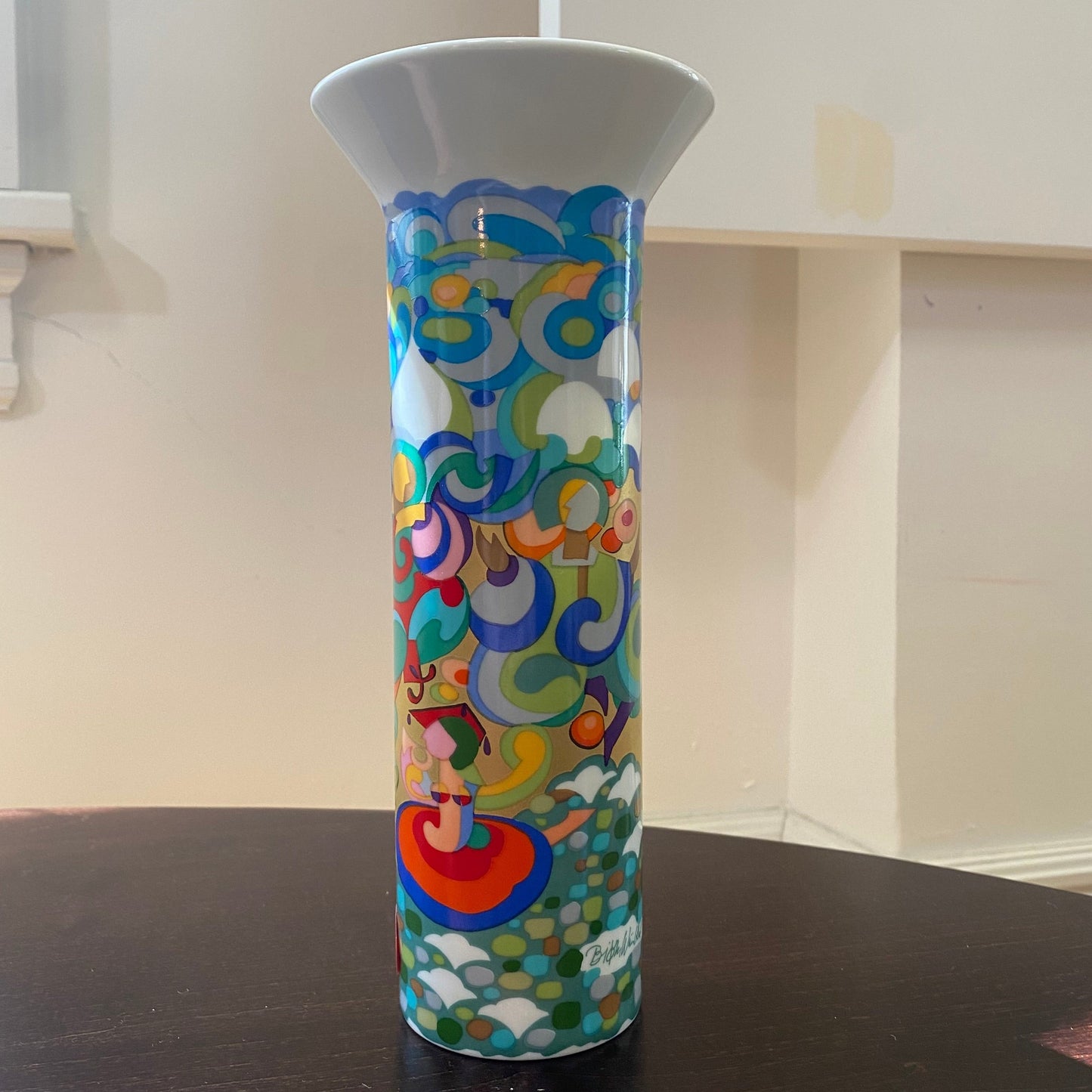 Rosenthal Tall Vintage Cylinder Vase