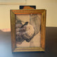 Lemon Drawing by Unknown Artist with Antique Frame