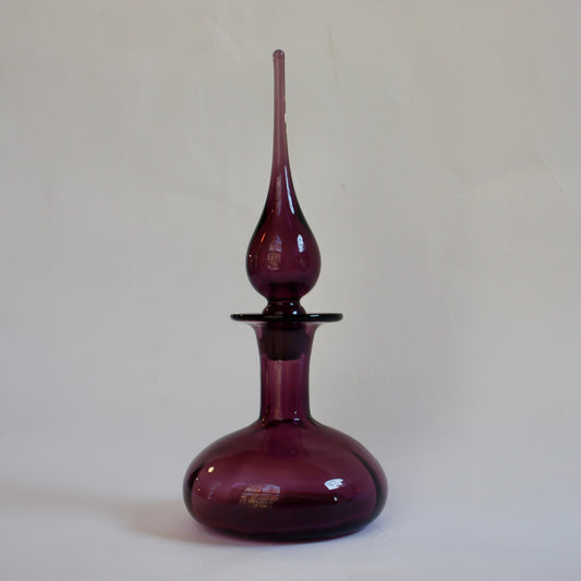 Purple Glass Decanter