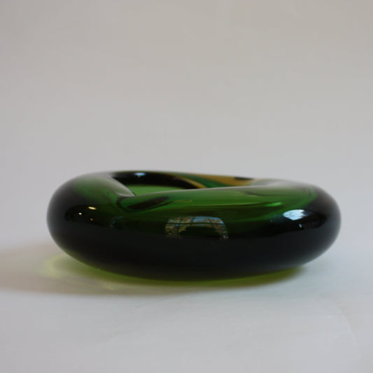 Green Murano Glass Bowl