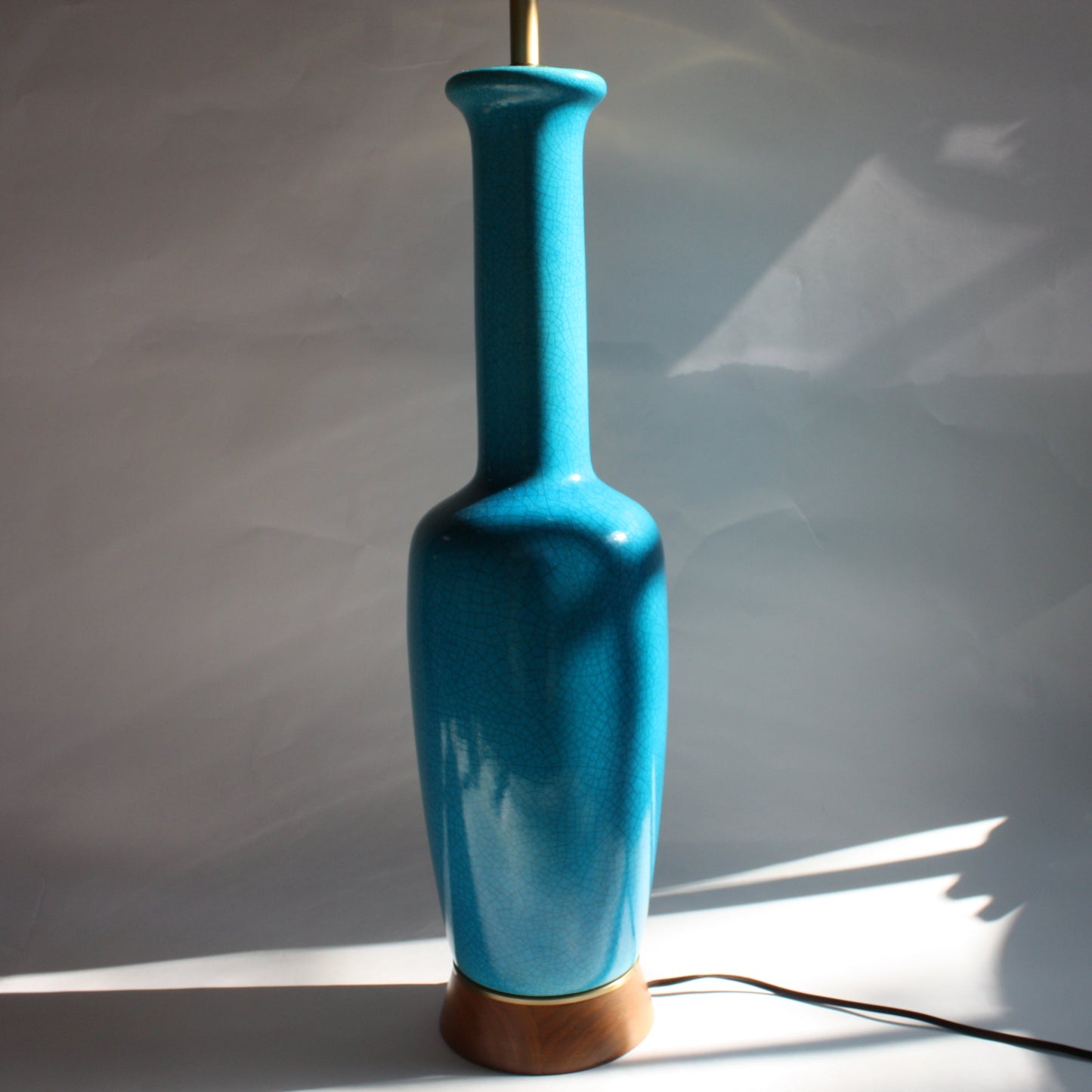 Tall Blue Table Lamp