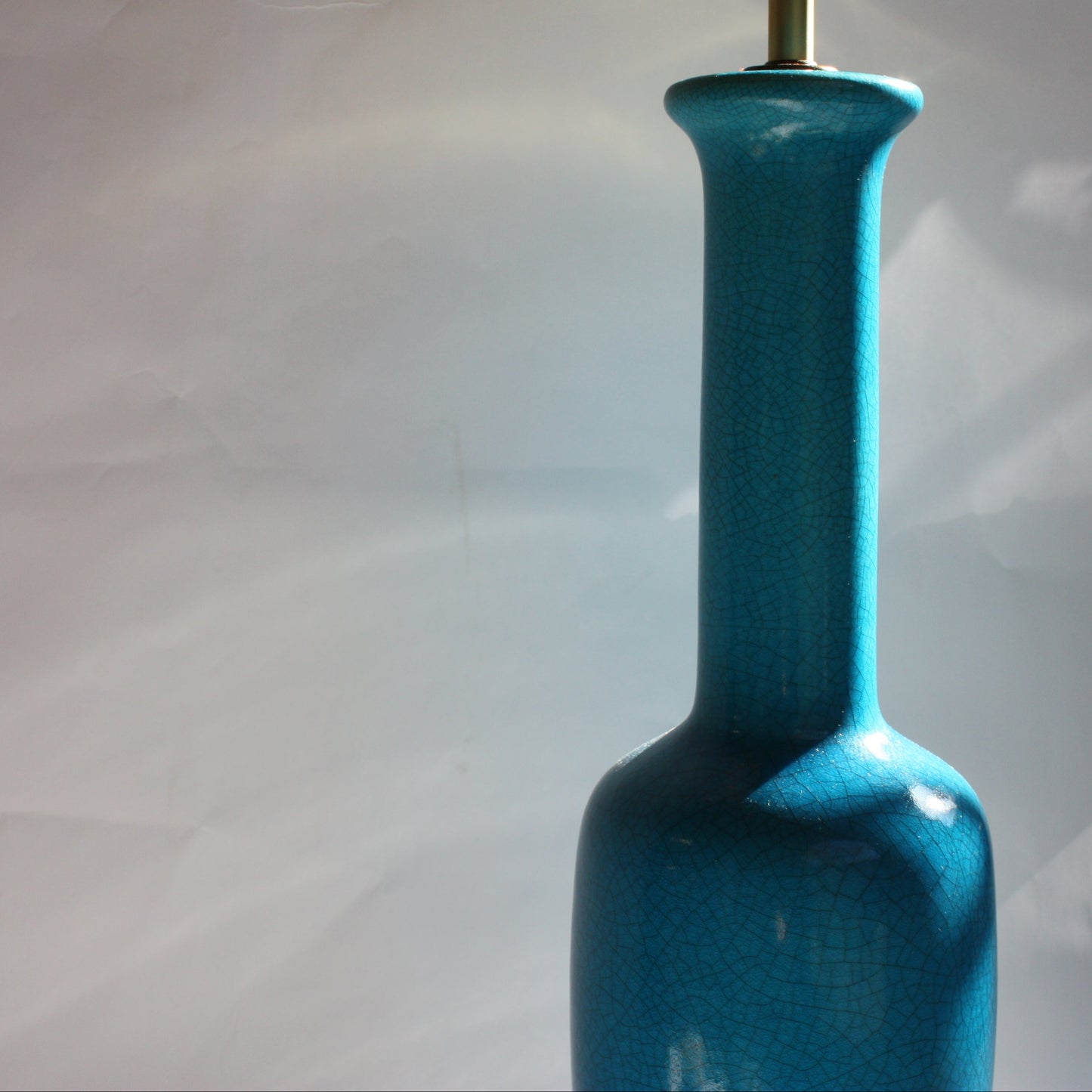 Tall Blue Table Lamp