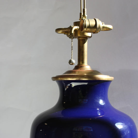 Navy Table Lamp